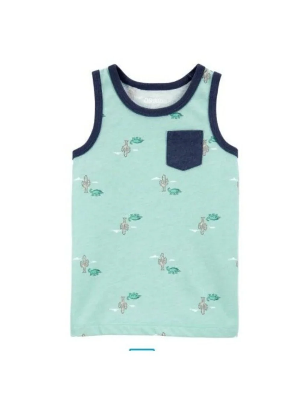 OshKosh Bgosh Baby Boys Cactus Print Tank Top With Pocket